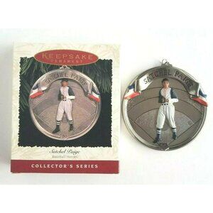 Satchel Paige Baseball Heroes Series Vintage Hallmark Keepsake Ornament 1996 NEW